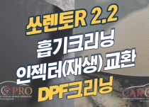 쏘렌토r 연비저하, 출력부족으로 흡기,인젝터,DPF크리닝 인젝터(재생)교환 정비