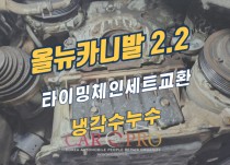 올뉴카니발2.2 엔진소음, 쇠 갈리는 소음, 쇠 부딪히는 소음 정비