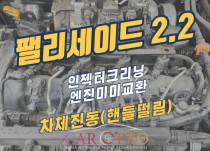 팰리세이드 2.2 출력부족, 핸들떨림 정비