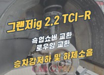 그랜저ig 2.2 TCI-R 승차감저하 및 하체소음
